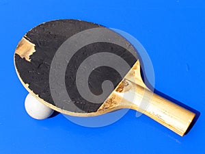 Table tennis bat background