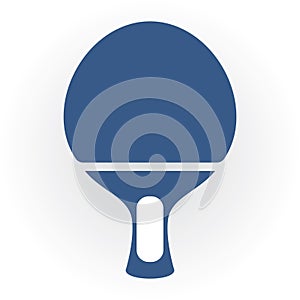 Table tennis bat. Vector illustration decorative background design