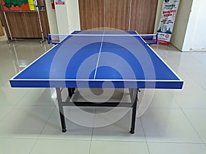 Table tennis in goverment office good for healthy photo