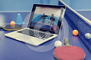 Table Tennis Ping-Pong Sport Video Tutorial Concept