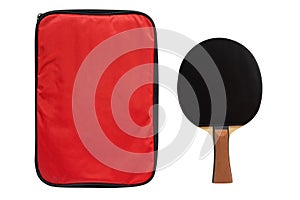 Table tennis rackets with cover