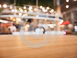 Table top counter Bar interior lighting Nightlife Blur background