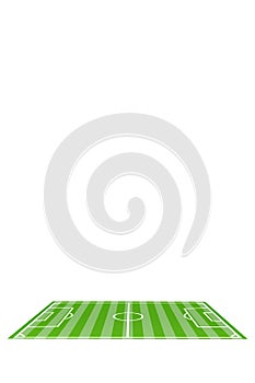 Table Top FootBall Pitch on a white