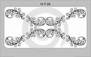 Table Top Glass Design Vector CDR