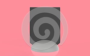 Table Top Set Stand Mini Roll Up Banner photo