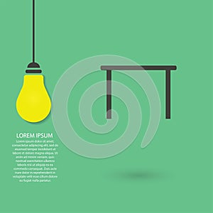 Tableicon vector icon , lorem ipsum Flat design
