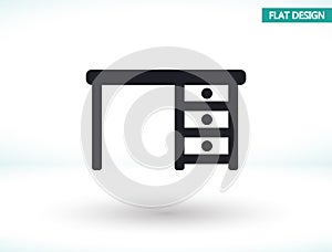 Tableicon vector icon , lorem ipsum Flat design