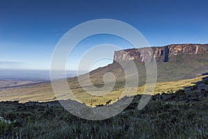 Tablemountain Roraima with clouds, Venezuela, Latin America.