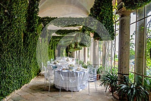 Wedding reception tables