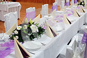 Tables for graduations