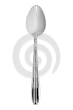 Tablespoon on white background