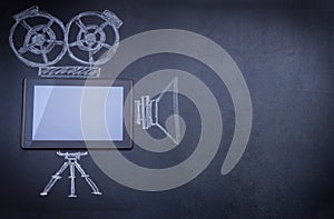 Tablet computer as movie camera