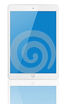 Tablet computer with blue screen