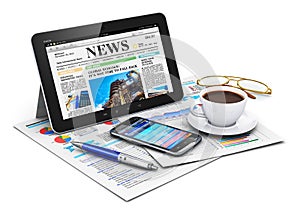 Tablet computer and business objects