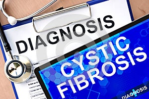 tablet with cystic fibrosis photo