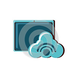 Tablet device with cloud computing and signal wifi