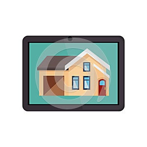 tablet device with smarthouse