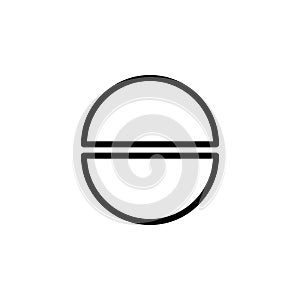 tablet icon. Element of minimalistic icons for mobile concept and web apps. Thin line icon for website design and development, app