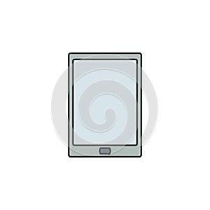 the tablet icon. Element of technology icon for mobile concept and web apps. Field outline the tablet icon can be used for web and