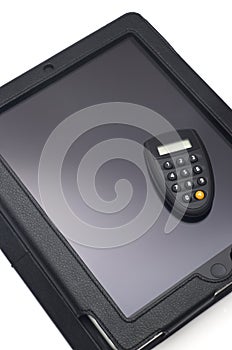 Tablet pc with banking token