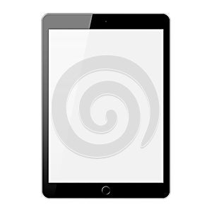 Tablet pc computer isolated on white background