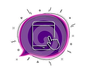 Tablet PC icon. Mobile Device sign. Vector