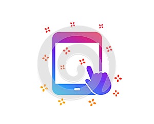 Tablet PC icon. Mobile Device sign. Vector