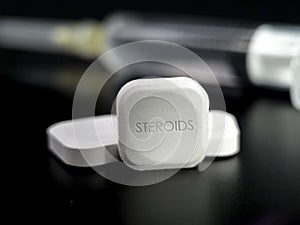 Steroids tablet pills photo
