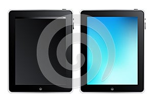 Tablet Touch Computer. Vector photo