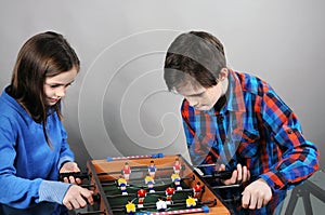 Tabletop soccer