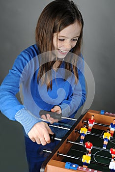 Tabletop soccer