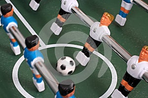 Tabletop soccer, team