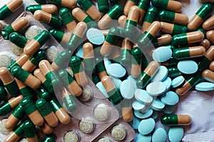 Tablets and medicine in capsules!