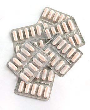 Tablets in packing