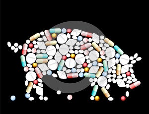 Tablets Pills Pig