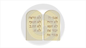 Tablets of Stone, Ten Commandments, Jewish holiday of Shavuot