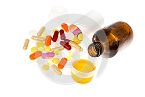 Tablets and syrups forms of medication