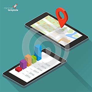 Tablett computer vector design elements