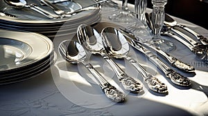 tableware silver flatware