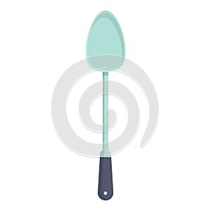 Tableware spoon icon cartoon vector. Kitchen cutlery