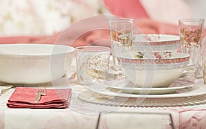 TABLEWARES IN DISPLAY