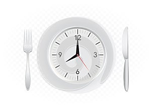 Tablewares indicate time to breakfast photo