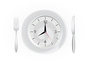 Tablewares indicate time to breakfast