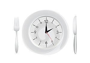 Tablewares indicate time to dinner