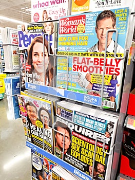 Tabloids stand