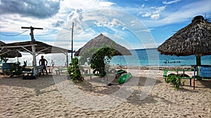 Tablolong Beach, East Nusa Tenggara, Indonesia. Gazebo on the Beach... Chillax....