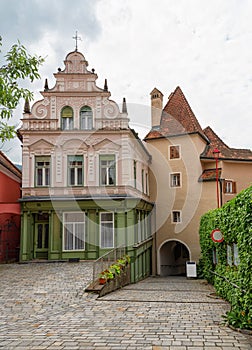 Tabor the old city gates in Frohnleiten, Styria, Austria photo