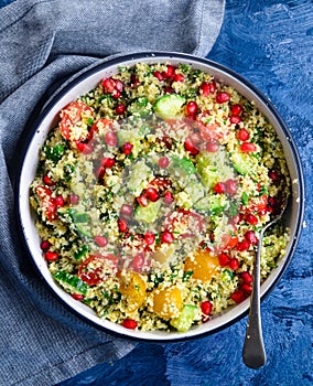 Tabouleh - Mediterranean salad in a bowl
