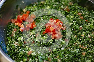 Tabouli dish - Mediterranean cuisine