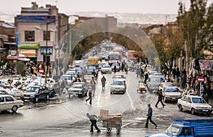Tabriz street scene
